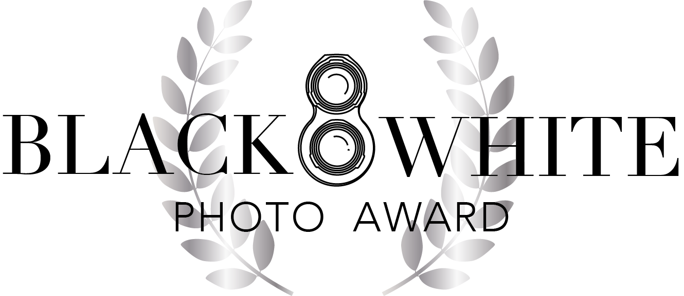 Image of the Black & White Photo awards logo with silver prize
