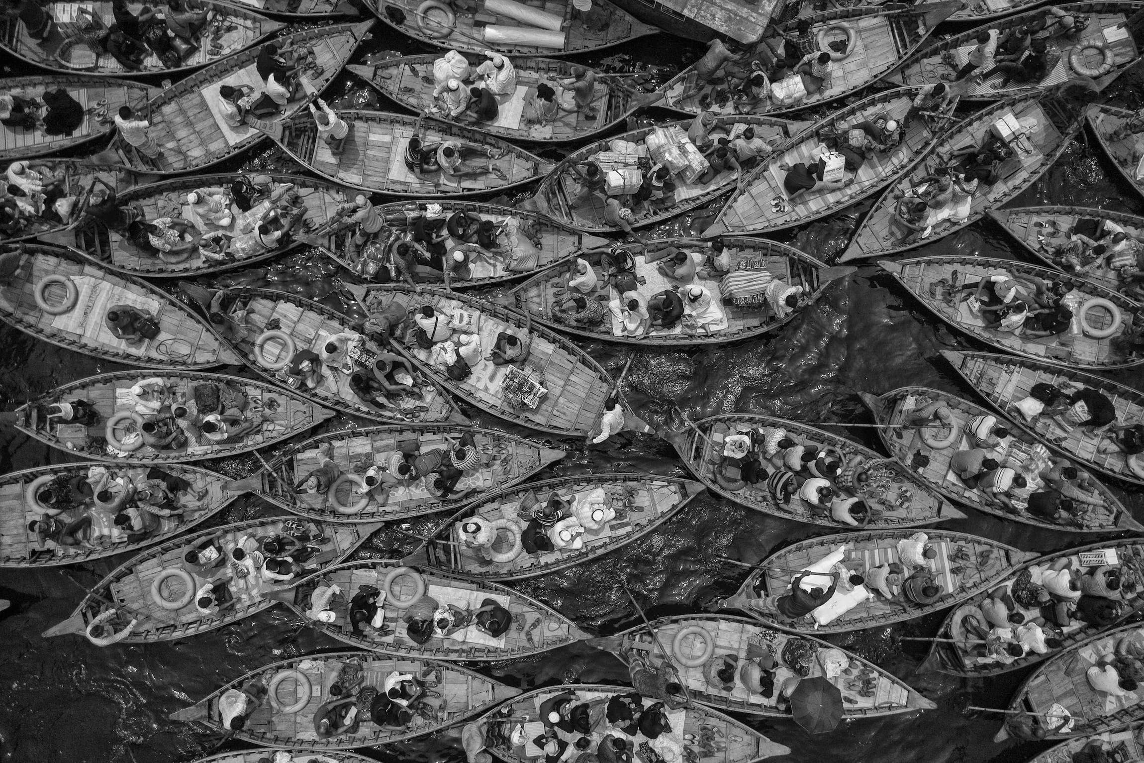 Street Second Winner - Azim Khan Ronnie - Boats filled with travelers