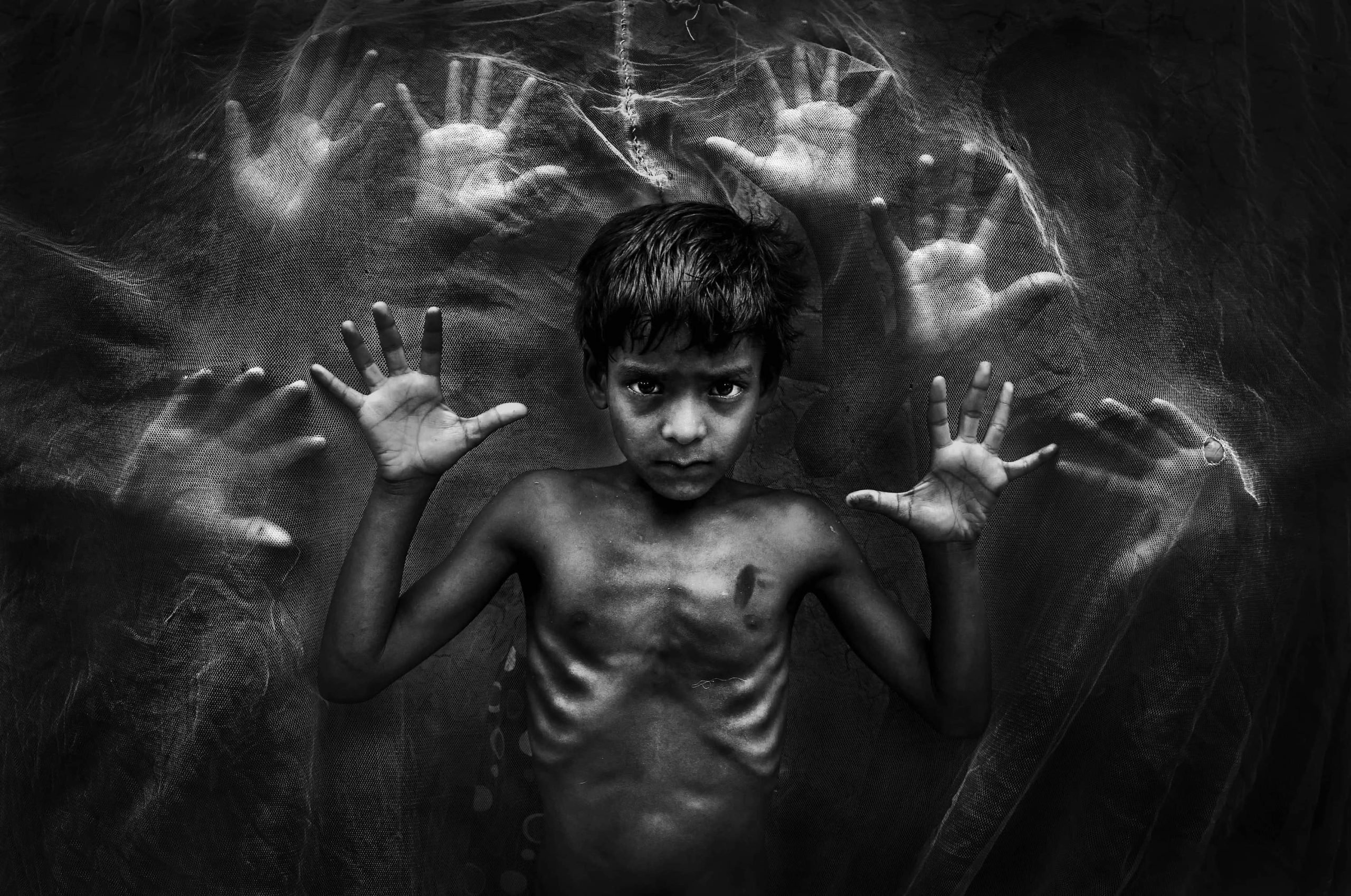 Portrait Second Winner - Abhishek Basak - Hands of freedom