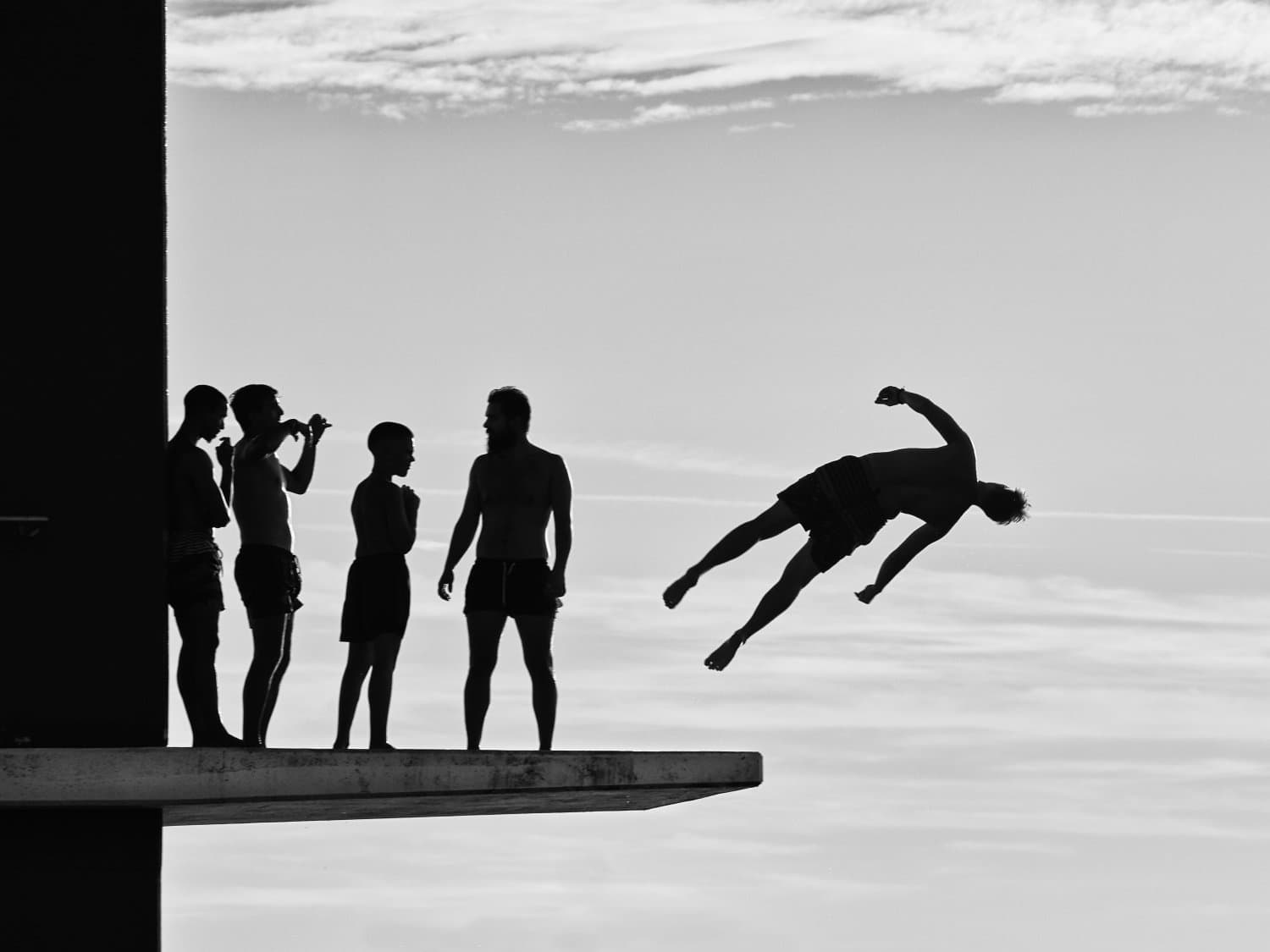 Black and White Photo Awards 2025 - Street Golden Mention - Fooling Around , by Marko Buntic